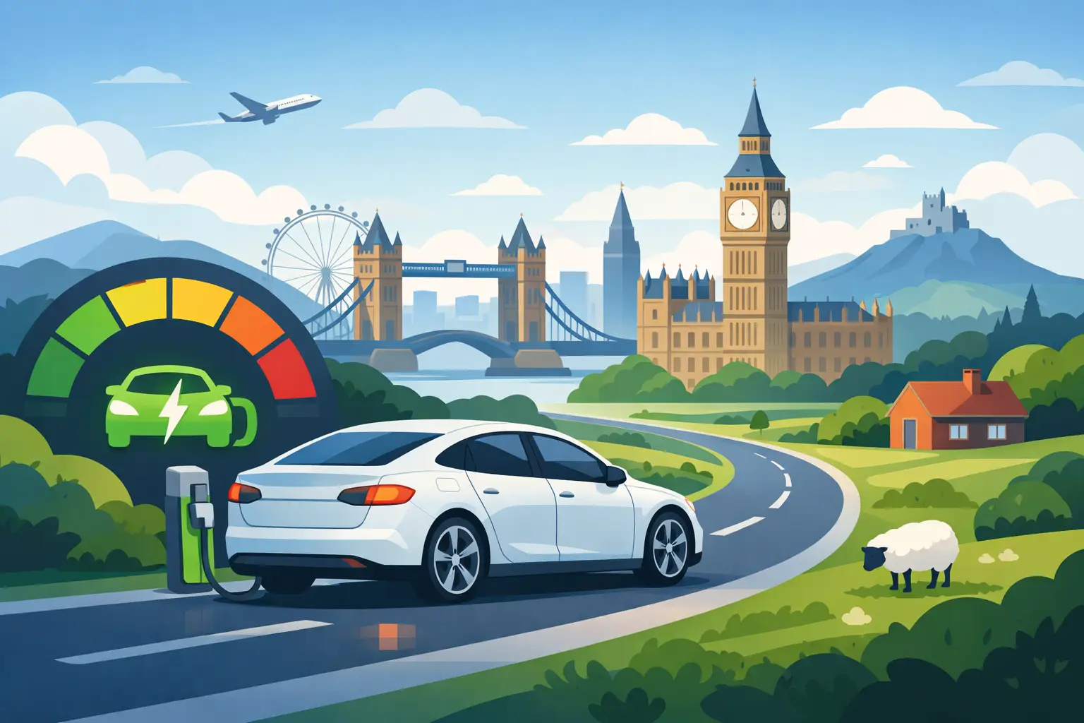 Electric Vehicle Range in Real British Driving